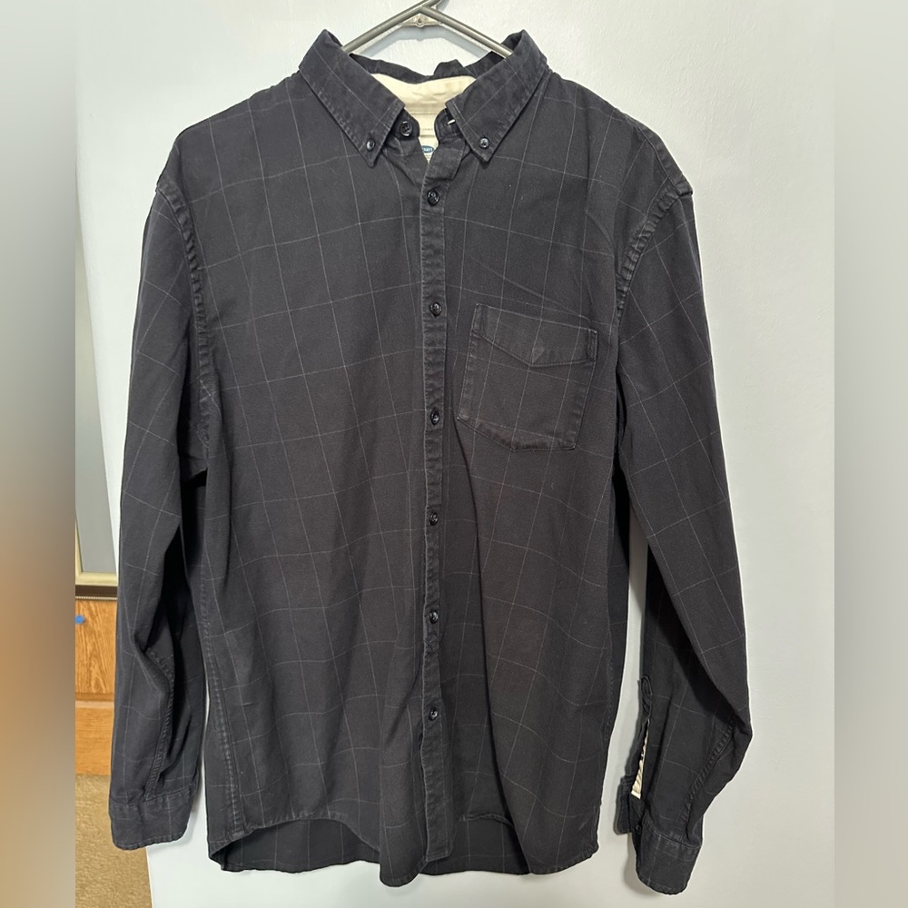 Men’s button down shirt.